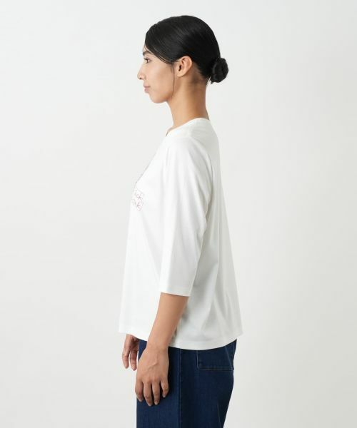 Leilian PLUS HOUSE / レリアンプラスハウス カットソー | 刺繍プリントカットソー | 詳細11