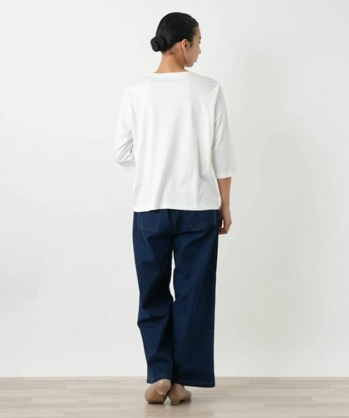 Leilian PLUS HOUSE / レリアンプラスハウス カットソー | 刺繍プリントカットソー | 詳細9