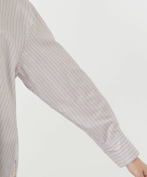 Leilian PLUS HOUSE / レリアンプラスハウス シャツ・ブラウス | ストライプブラウス【SOMELOS】 | 詳細12