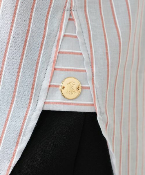 Leilian PLUS HOUSE / レリアンプラスハウス シャツ・ブラウス | ストライプブラウス【SOMELOS】 | 詳細15