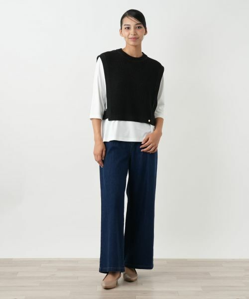 Leilian PLUS HOUSE / レリアンプラスハウス マフラー・ショール・スヌード・ストール | ニットベスト | 詳細1