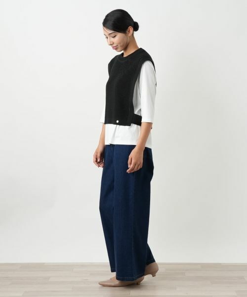 Leilian PLUS HOUSE / レリアンプラスハウス マフラー・ショール・スヌード・ストール | ニットベスト | 詳細2