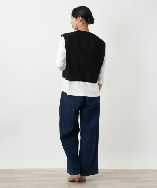 Leilian PLUS HOUSE / レリアンプラスハウス マフラー・ショール・スヌード・ストール | ニットベスト | 詳細3