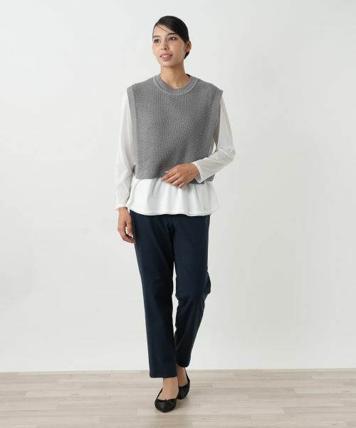 Leilian PLUS HOUSE / レリアンプラスハウス マフラー・ショール・スヌード・ストール | ニットベスト | 詳細4