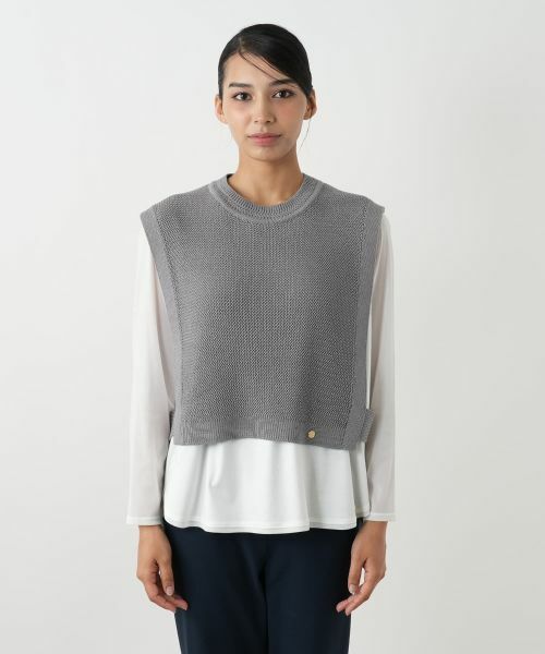 Leilian PLUS HOUSE / レリアンプラスハウス マフラー・ショール・スヌード・ストール | ニットベスト | 詳細7