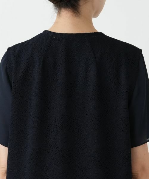 Leilian PLUS HOUSE / レリアンプラスハウス テーラードジャケット | 総レースベスト【Leilian WHITE LABEL】 | 詳細11