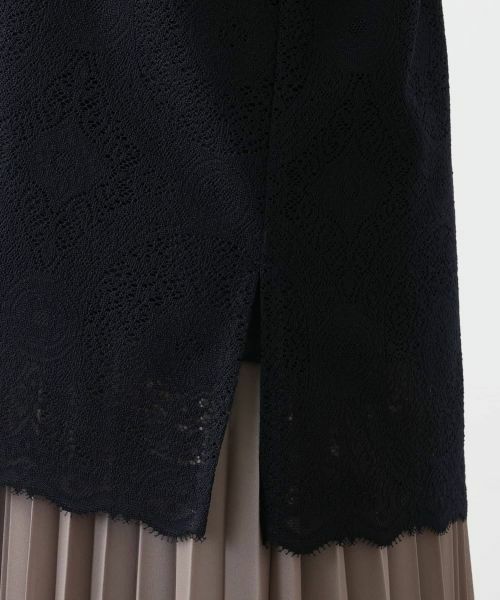 Leilian PLUS HOUSE / レリアンプラスハウス テーラードジャケット | 総レースベスト【Leilian WHITE LABEL】 | 詳細13