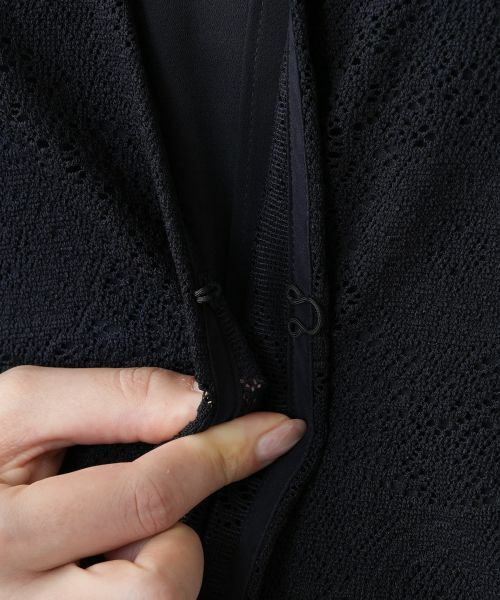 Leilian PLUS HOUSE / レリアンプラスハウス テーラードジャケット | 総レースベスト【Leilian WHITE LABEL】 | 詳細14