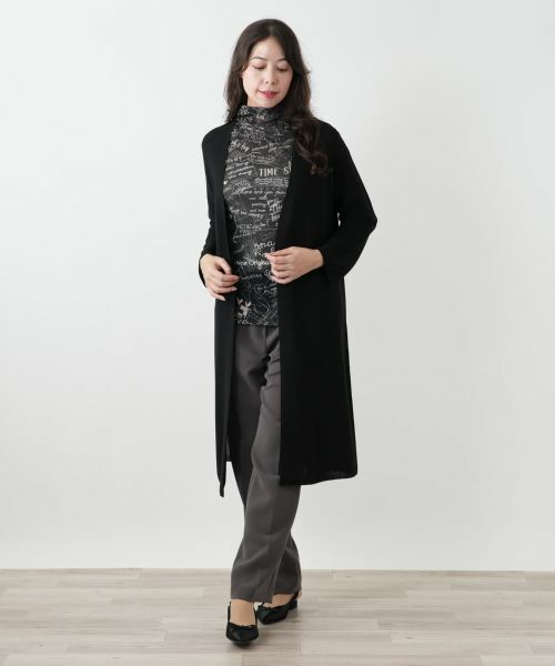 Leilian PLUS HOUSE / レリアンプラスハウス カーディガン・ボレロ | ロングカーディガン【Leilian WHITE LABEL】 | 詳細1