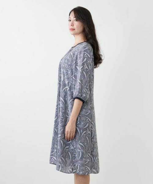 Leilian PLUS HOUSE / レリアンプラスハウス ドレス | プリーツプリントワンピース【Leilian WHITE LABEL】 | 詳細9