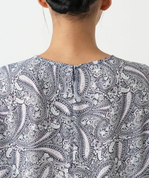 Leilian PLUS HOUSE / レリアンプラスハウス シャツ・ブラウス | プリント七分袖ブラウス【Leilian WHITE LABEL】 | 詳細11