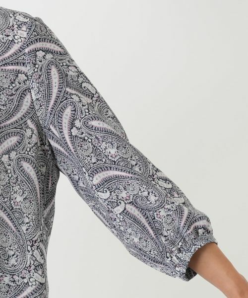 Leilian PLUS HOUSE / レリアンプラスハウス シャツ・ブラウス | プリント七分袖ブラウス【Leilian WHITE LABEL】 | 詳細12