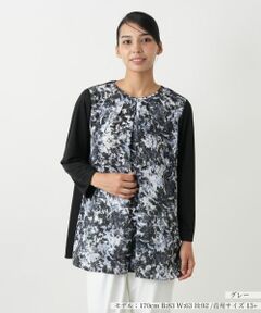 Leilian PLUS HOUSE / レリアンプラスハウス シャツ・ブラウス | 切替タックブラウス【Leilian WHITE LABEL】