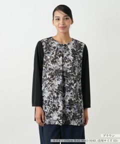 Leilian PLUS HOUSE / レリアンプラスハウス シャツ・ブラウス | 切替タックブラウス【Leilian WHITE LABEL】