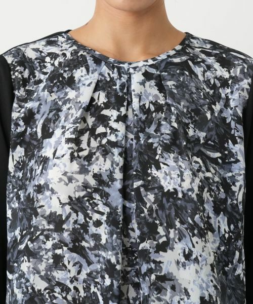 Leilian PLUS HOUSE / レリアンプラスハウス シャツ・ブラウス | 切替タックブラウス【Leilian WHITE LABEL】 | 詳細10