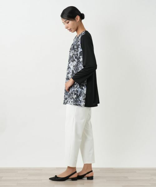 Leilian PLUS HOUSE / レリアンプラスハウス シャツ・ブラウス | 切替タックブラウス【Leilian WHITE LABEL】 | 詳細5