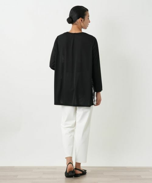 Leilian PLUS HOUSE / レリアンプラスハウス シャツ・ブラウス | 切替タックブラウス【Leilian WHITE LABEL】 | 詳細6