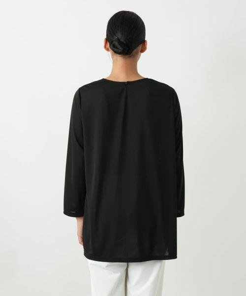 Leilian PLUS HOUSE / レリアンプラスハウス シャツ・ブラウス | 切替タックブラウス【Leilian WHITE LABEL】 | 詳細9