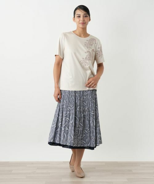 Leilian PLUS HOUSE / レリアンプラスハウス ロング・マキシ丈スカート | リバーシブルスカート【Leilian WHITE LABEL】 | 詳細1