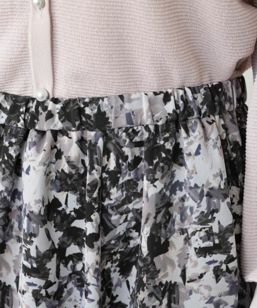 Leilian PLUS HOUSE / レリアンプラスハウス ミニ・ひざ丈スカート | プリントフレアスカート【Leilian WHITE LABEL】 | 詳細10