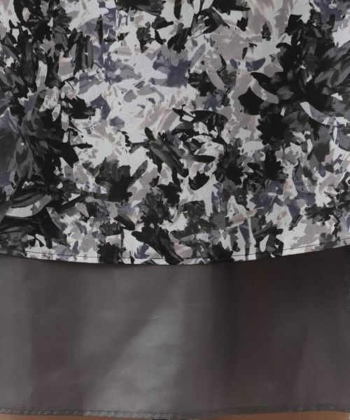 Leilian PLUS HOUSE / レリアンプラスハウス ミニ・ひざ丈スカート | プリントフレアスカート【Leilian WHITE LABEL】 | 詳細12