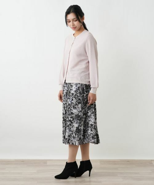 Leilian PLUS HOUSE / レリアンプラスハウス ミニ・ひざ丈スカート | プリントフレアスカート【Leilian WHITE LABEL】 | 詳細5