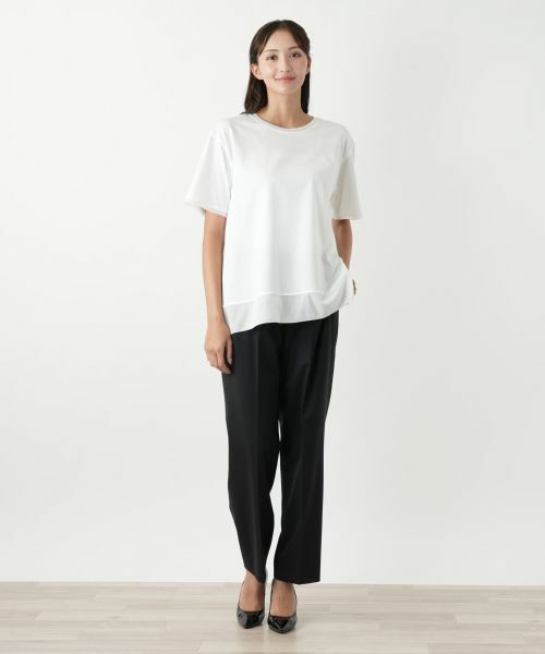 Leilian PLUS HOUSE / レリアンプラスハウス その他パンツ | クロップドパンツ【プラス企画】 | 詳細1