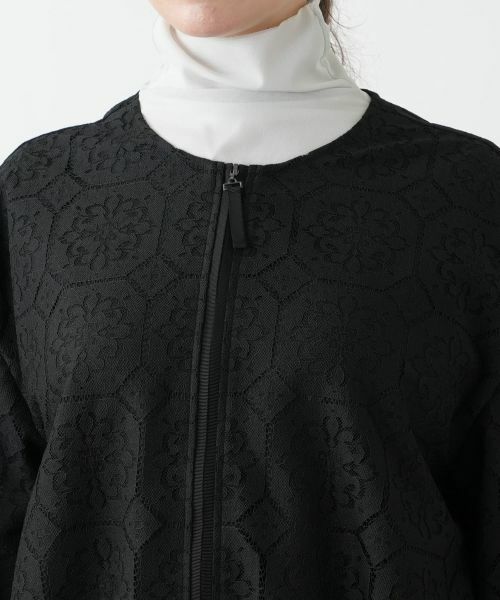 Leilian PLUS HOUSE / レリアンプラスハウス その他アウター | ノーカラーブルゾン【Leilian WHITE LABEL】 | 詳細10