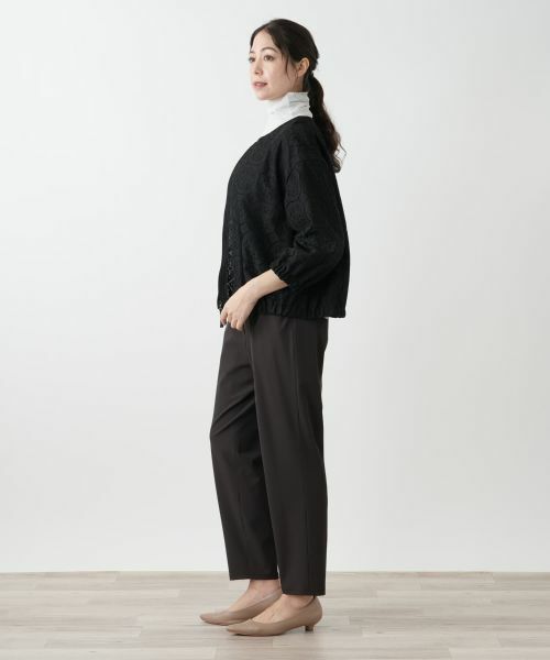 Leilian PLUS HOUSE / レリアンプラスハウス その他アウター | ノーカラーブルゾン【Leilian WHITE LABEL】 | 詳細5