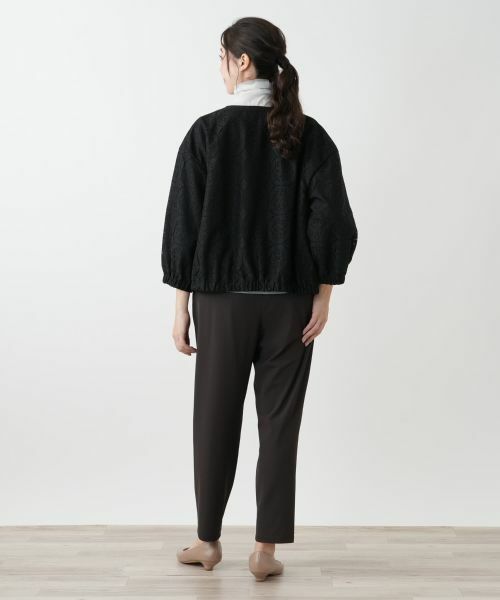 Leilian PLUS HOUSE / レリアンプラスハウス その他アウター | ノーカラーブルゾン【Leilian WHITE LABEL】 | 詳細6