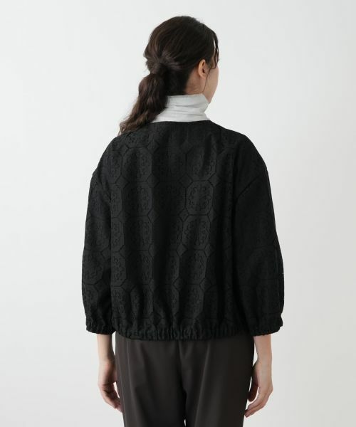 Leilian PLUS HOUSE / レリアンプラスハウス その他アウター | ノーカラーブルゾン【Leilian WHITE LABEL】 | 詳細9