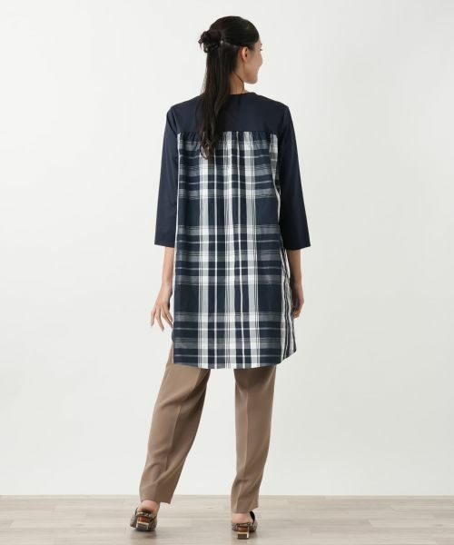 Leilian PLUS HOUSE / レリアンプラスハウス シャツ・ブラウス | チェックブラウス【プラス企画】 | 詳細3