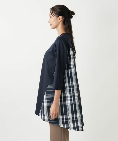 Leilian PLUS HOUSE / レリアンプラスハウス シャツ・ブラウス | チェックブラウス【プラス企画】 | 詳細5