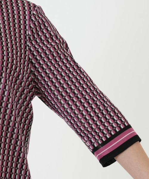 Leilian PLUS HOUSE / レリアンプラスハウス カットソー | 幾何学柄カットソー【Leilian WHITE LABEL】 | 詳細12