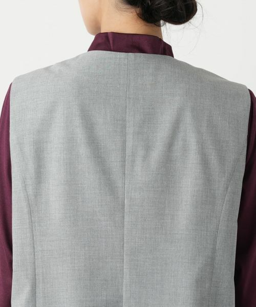 Leilian PLUS HOUSE / レリアンプラスハウス テーラードジャケット | Vネックベスト【Leilian WHITE LABEL】 | 詳細11