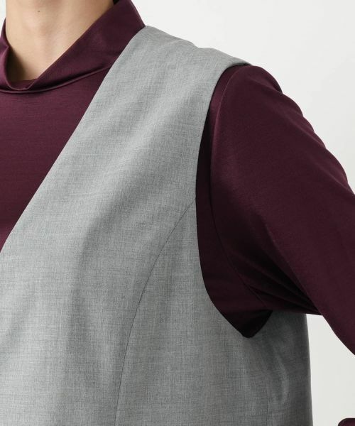 Leilian PLUS HOUSE / レリアンプラスハウス テーラードジャケット | Vネックベスト【Leilian WHITE LABEL】 | 詳細12