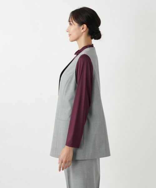 Leilian PLUS HOUSE / レリアンプラスハウス テーラードジャケット | Vネックベスト【Leilian WHITE LABEL】 | 詳細8