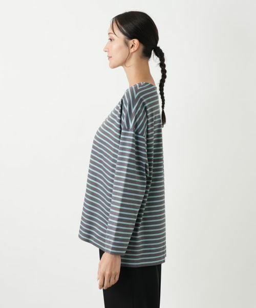 Leilian PLUS HOUSE / レリアンプラスハウス カットソー | ボーダーカットソー【プラス企画】 | 詳細11