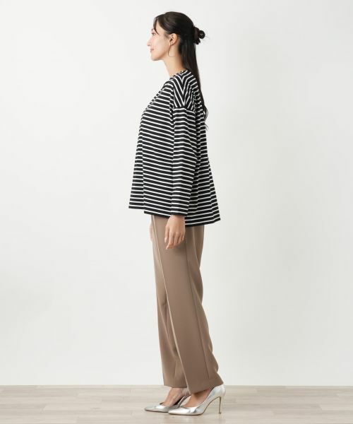 Leilian PLUS HOUSE / レリアンプラスハウス カットソー | ボーダーカットソー【プラス企画】 | 詳細5