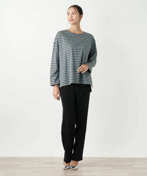 Leilian PLUS HOUSE / レリアンプラスハウス カットソー | ボーダーカットソー【プラス企画】 | 詳細7