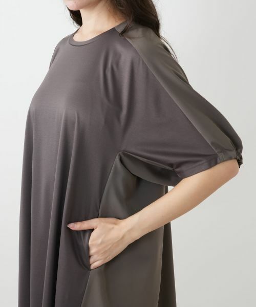 Leilian PLUS HOUSE / レリアンプラスハウス ドレス | 切替フレアワンピース【プラス企画】 | 詳細14