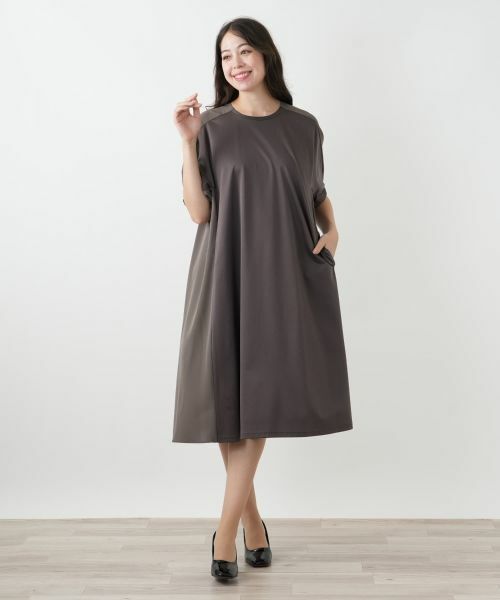 Leilian PLUS HOUSE / レリアンプラスハウス ドレス | 切替フレアワンピース【プラス企画】 | 詳細4