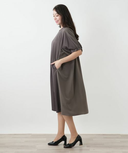 Leilian PLUS HOUSE / レリアンプラスハウス ドレス | 切替フレアワンピース【プラス企画】 | 詳細5