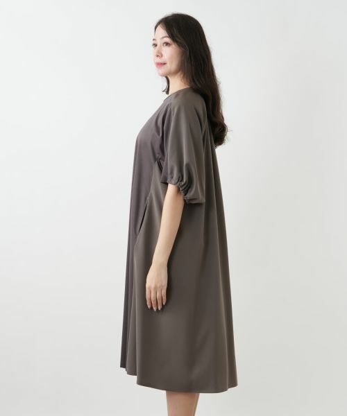 Leilian PLUS HOUSE / レリアンプラスハウス ドレス | 切替フレアワンピース【プラス企画】 | 詳細8