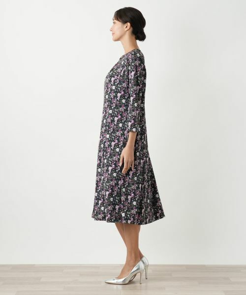 Leilian PLUS HOUSE / レリアンプラスハウス ドレス | 花柄ワンピース【プラス企画】 | 詳細2