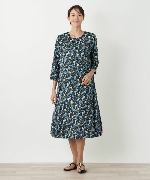 Leilian PLUS HOUSE / レリアンプラスハウス ドレス | 花柄ワンピース【プラス企画】 | 詳細4