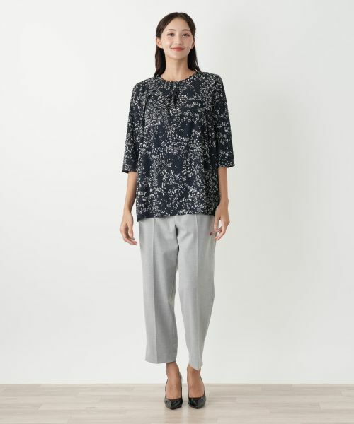 Leilian PLUS HOUSE / レリアンプラスハウス カットソー | プリントカットソー【プラス企画】 | 詳細4