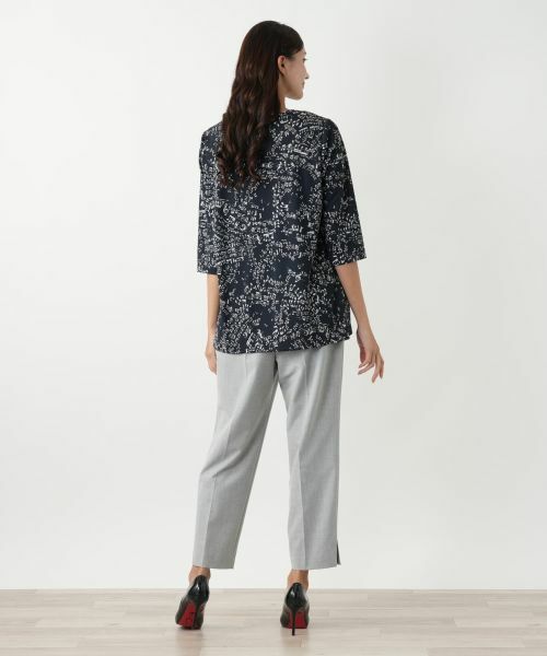 Leilian PLUS HOUSE / レリアンプラスハウス カットソー | プリントカットソー【プラス企画】 | 詳細6