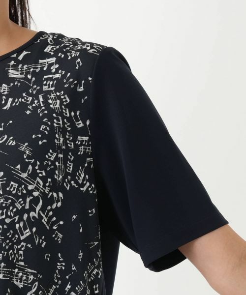 Leilian PLUS HOUSE / レリアンプラスハウス カットソー | プリント切替カットソー【プラス企画】 | 詳細12