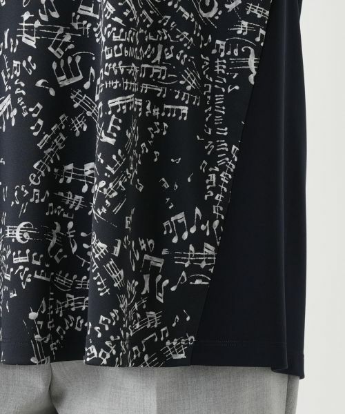 Leilian PLUS HOUSE / レリアンプラスハウス カットソー | プリント切替カットソー【プラス企画】 | 詳細13